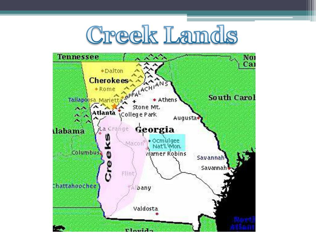 PPT Creek Indian Civilization and Creek Indian Wars PowerPoint