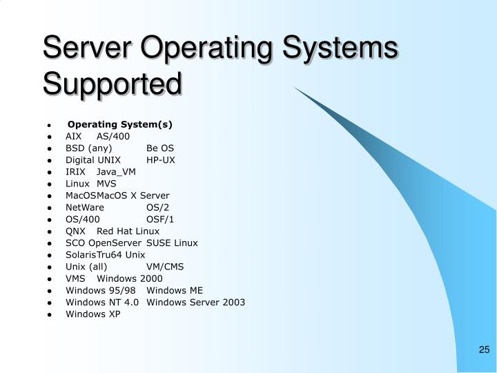 PPT An Introduction to Servers PowerPoint Presentation ID100940