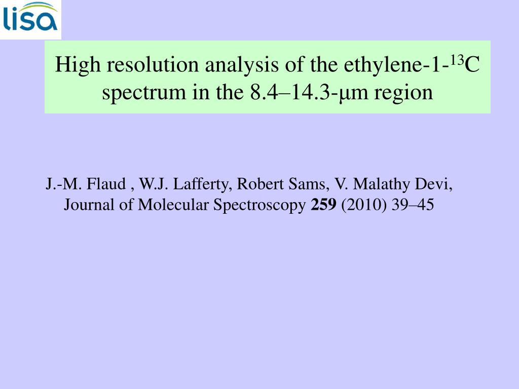 PPT HIGHRESOLUTION ANALYSIS OF VARIOUS PROPANE BANDS MODELING OF