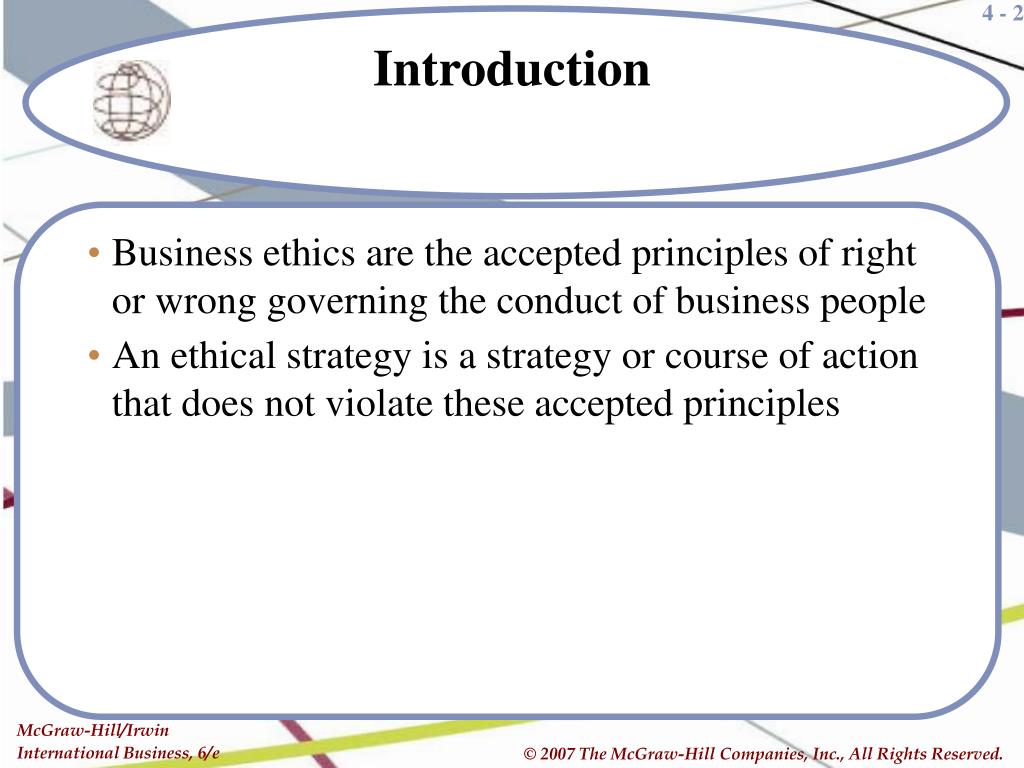 PPT Ethics in International Business PowerPoint Presentation, free