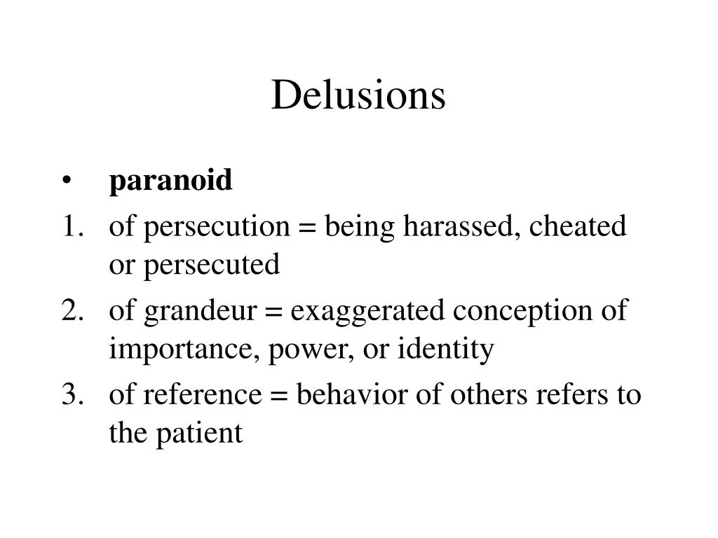 PPT The manifestation of psychiatric symptoms PowerPoint Presentation