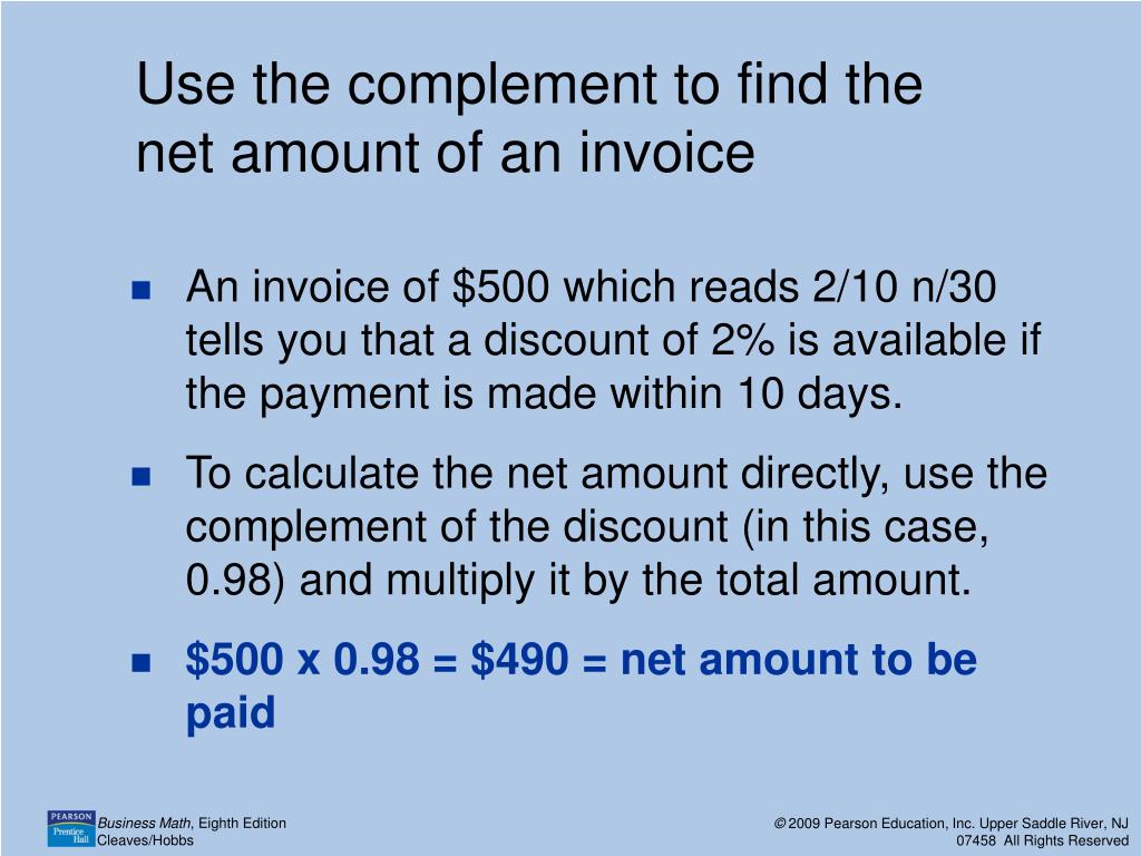 PPT 8.1 Single Trade Discounts PowerPoint Presentation, free download