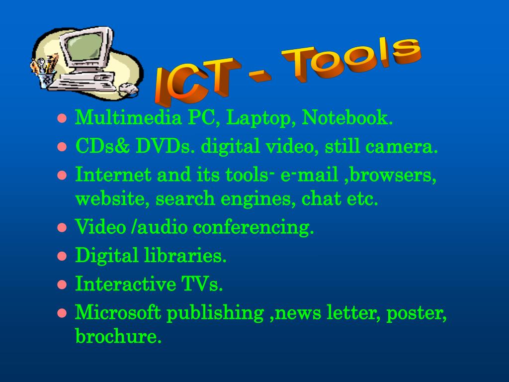 PPT ICT and Digital Tools for College Teachers PowerPoint