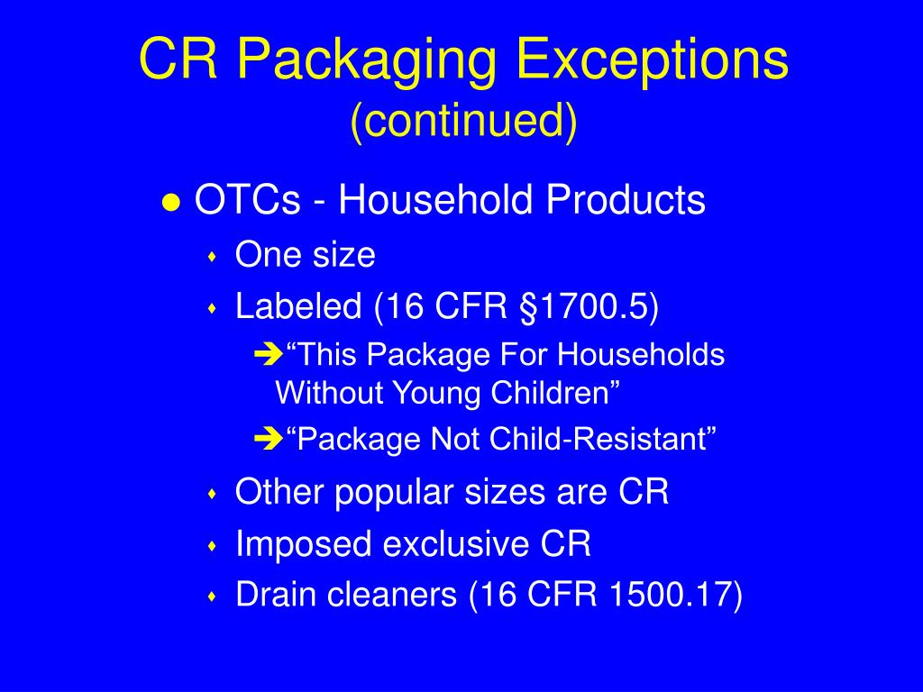 PPT THE POISON PREVENTION PACKAGING ACT PowerPoint Presentation, free