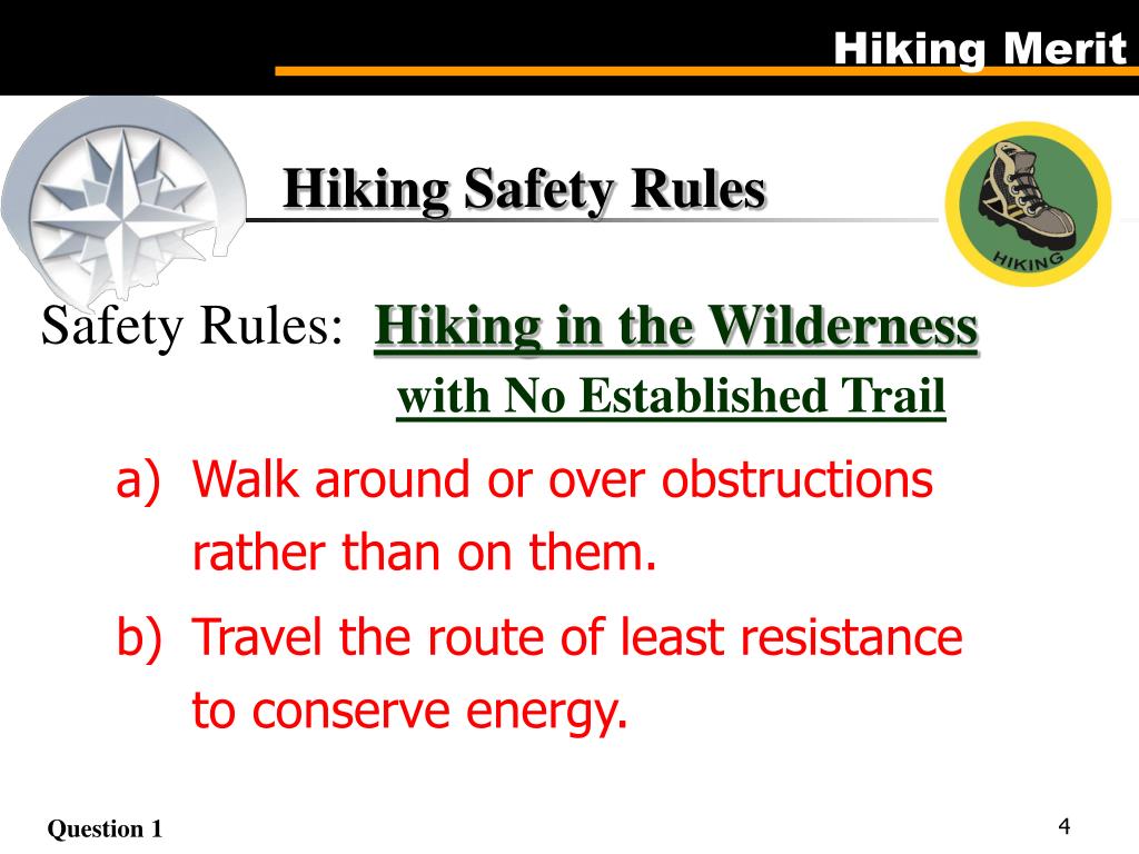 PPT Hiking Safety Rules Lesson 1 PowerPoint Presentation, free