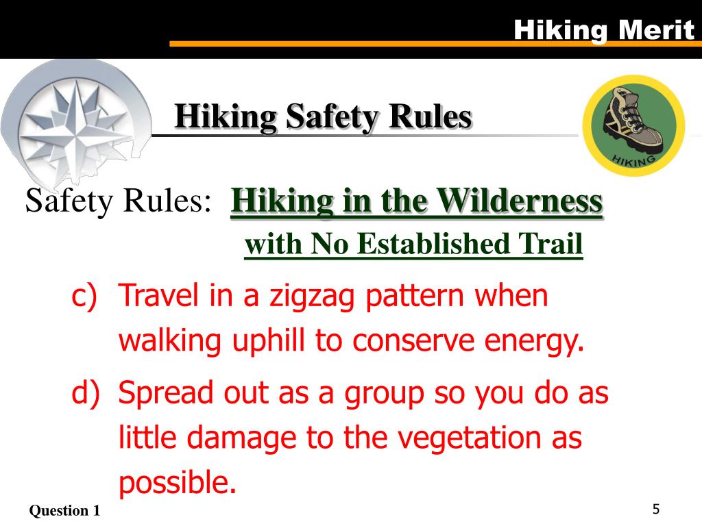 PPT Hiking Safety Rules Lesson 1 PowerPoint Presentation, free