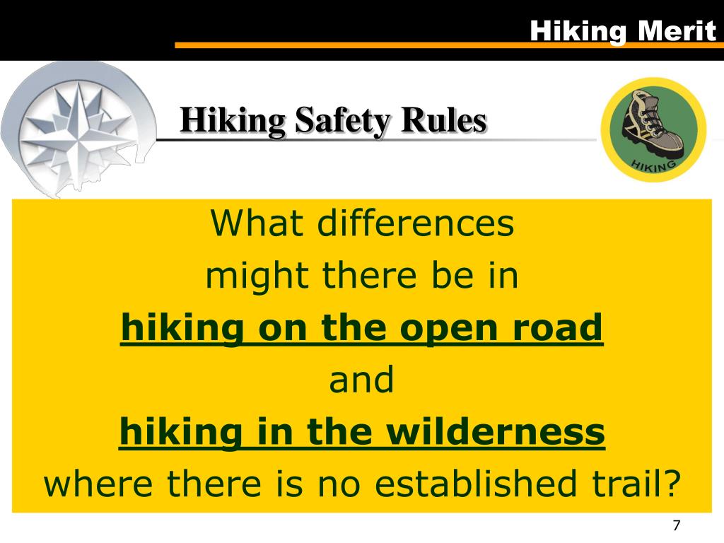 PPT Hiking Safety Rules Lesson 1 PowerPoint Presentation, free