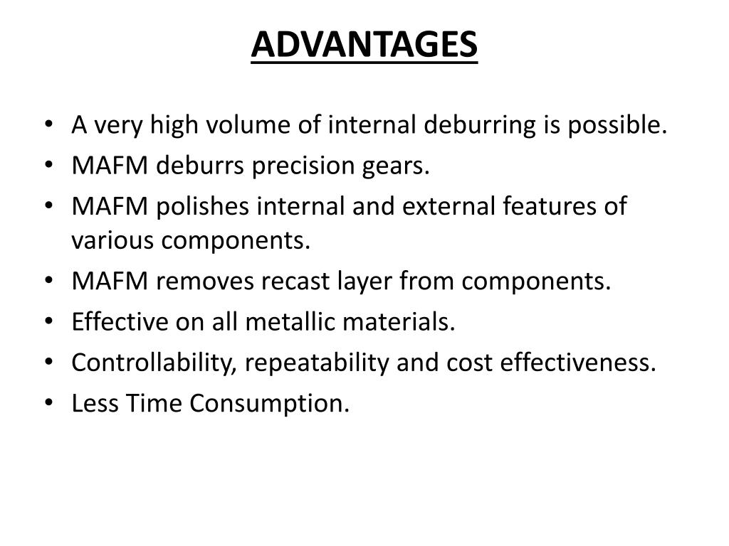 PPT ABRASIVE FLOW MACHINING PowerPoint Presentation, free