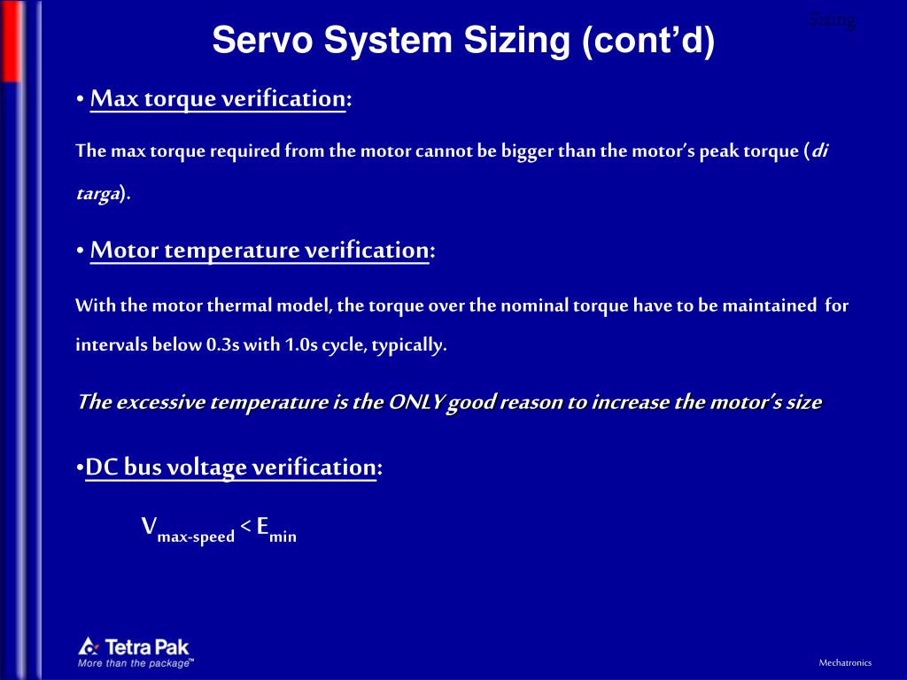 PPT Motor Sizing PowerPoint Presentation, free download ID1027581
