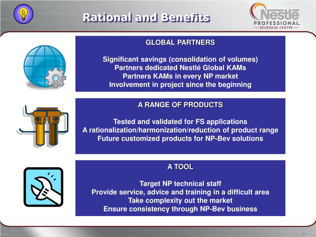 PPT Nestlé Professional Water Management tool General overwiew