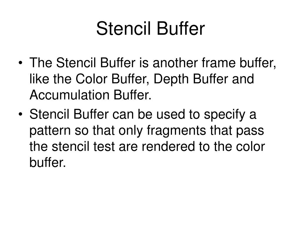 PPT Stencil Buffer, Shadow Volumes PowerPoint Presentation, free