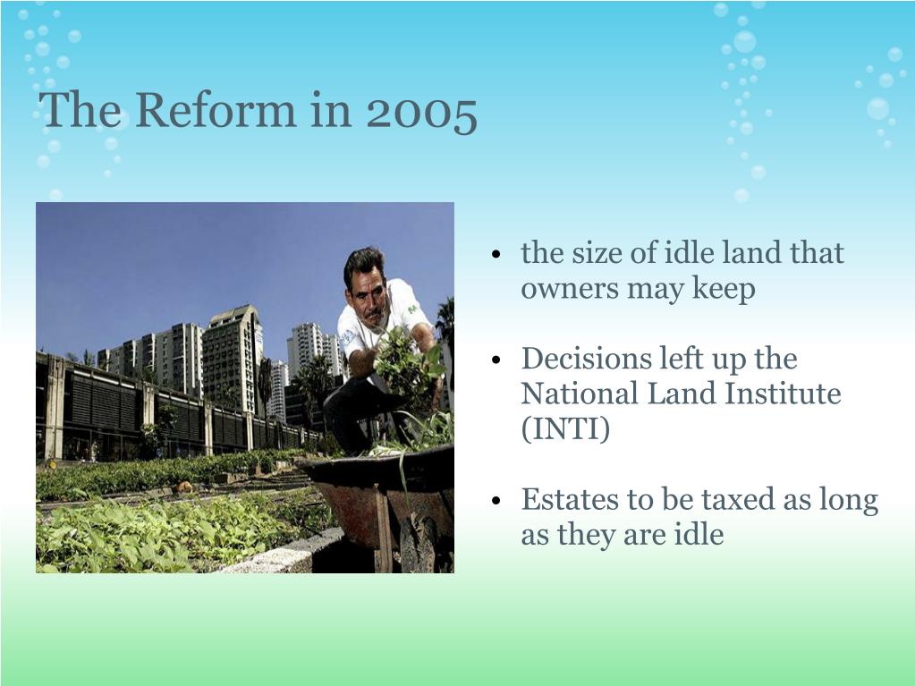 PPT Hugo Chavez Land Reform in Venezuela PowerPoint Presentation