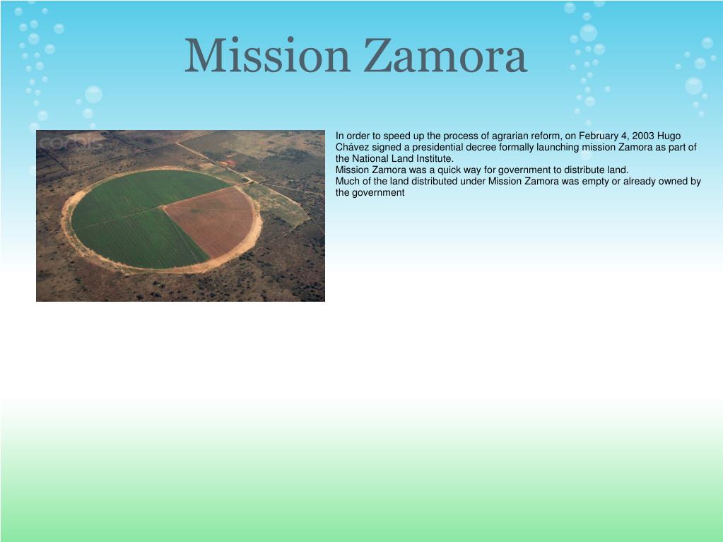 PPT Hugo Chavez Land Reform in Venezuela PowerPoint Presentation