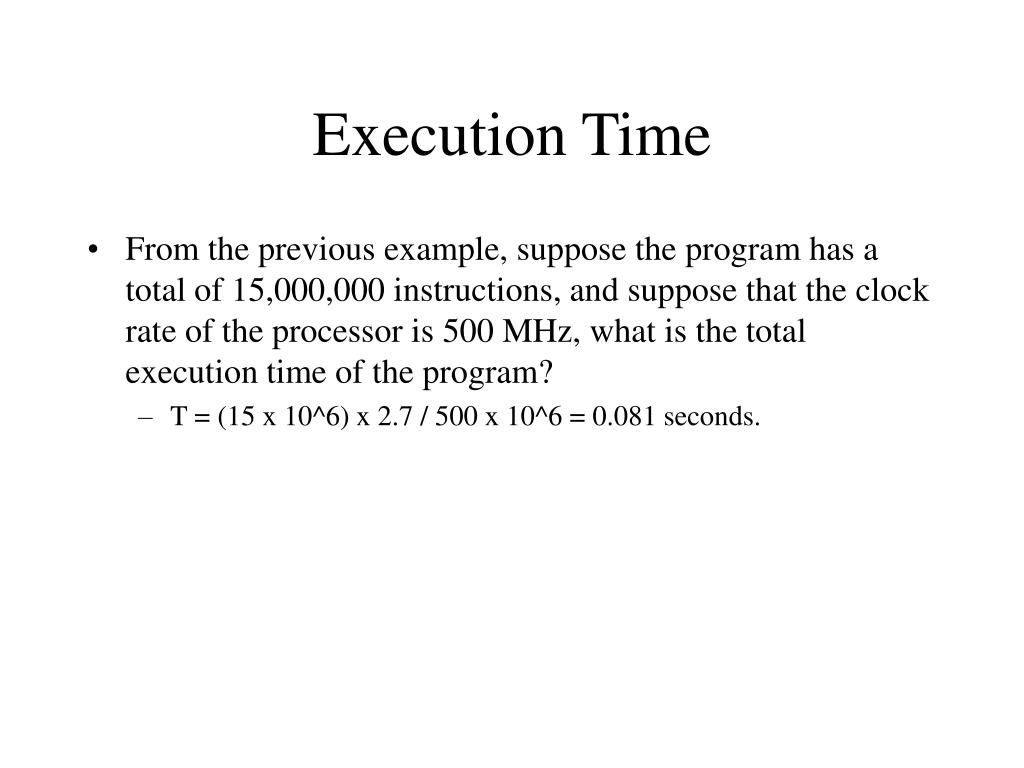PPT CS 1104 Help Session II Performance Measures PowerPoint