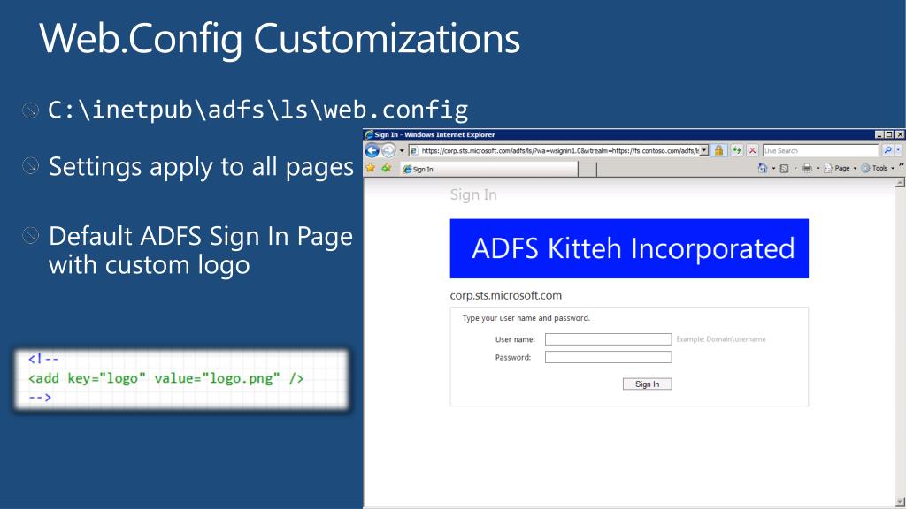 PPT Managing and Extending Active Directory Federation Services