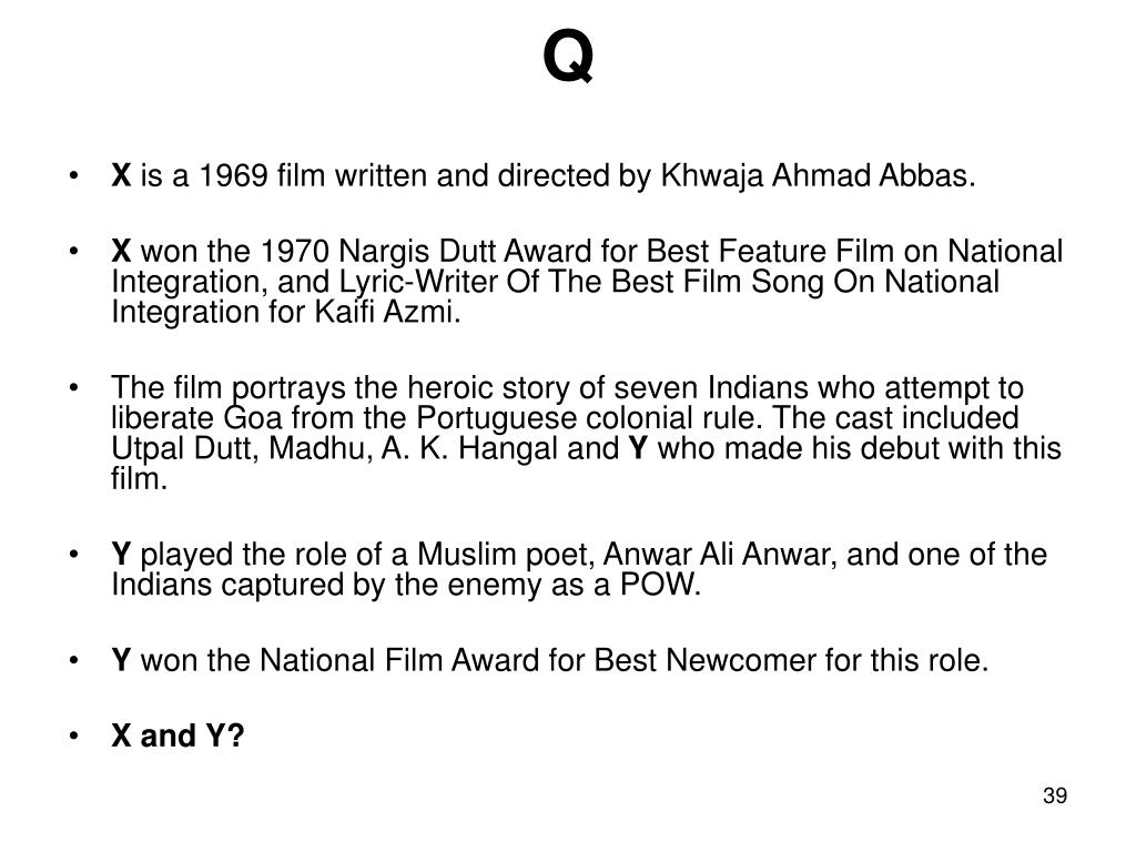 PPT The IISc Quiz Club PotPourri Quiz July 10, 2011 QM Sumeer For