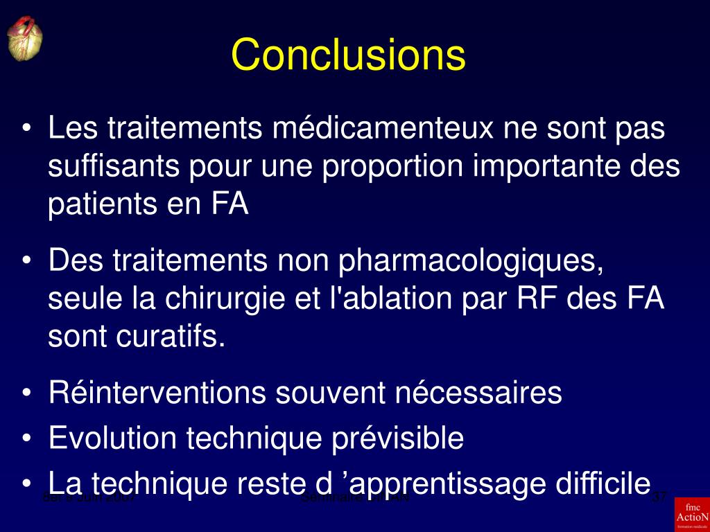 PPT Traitement des arythmies Dr G.REVAULT D’ALLONNES Dr F.TREGUER