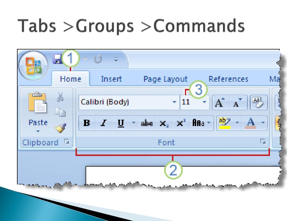 PPT MicroSoft Word 2007 PowerPoint Presentation, free download ID