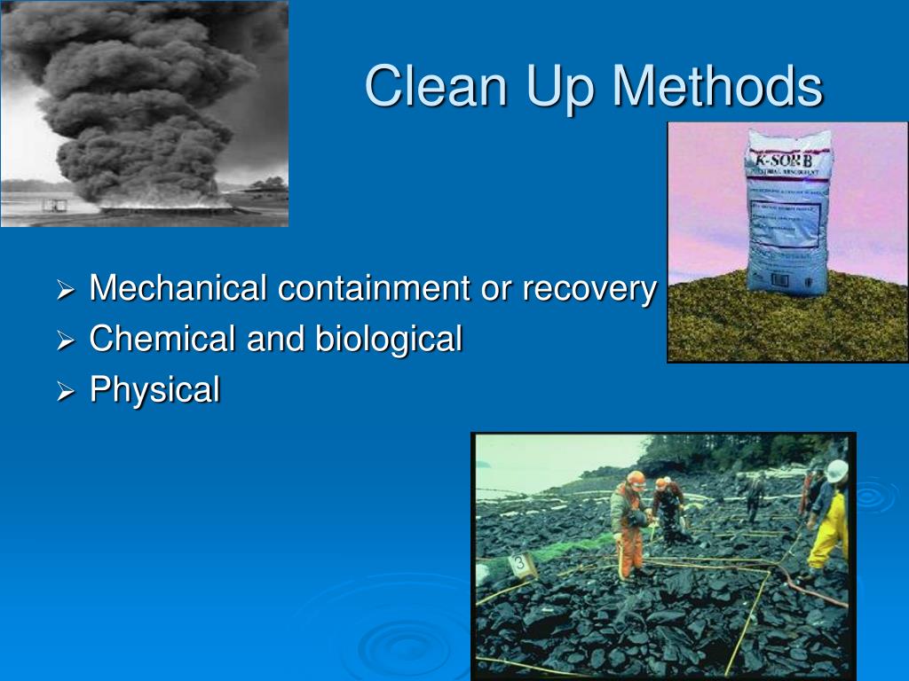 PPT Cleaning Oil Spills Through Bio Remediation PowerPoint