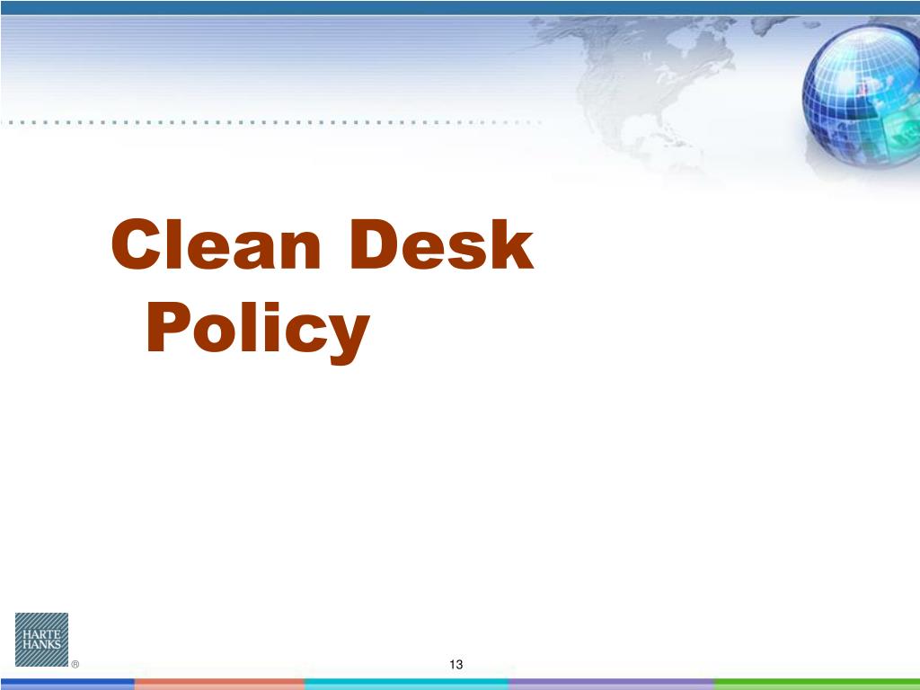 PPT HHM Clean Desk Policy PowerPoint Presentation, free download ID