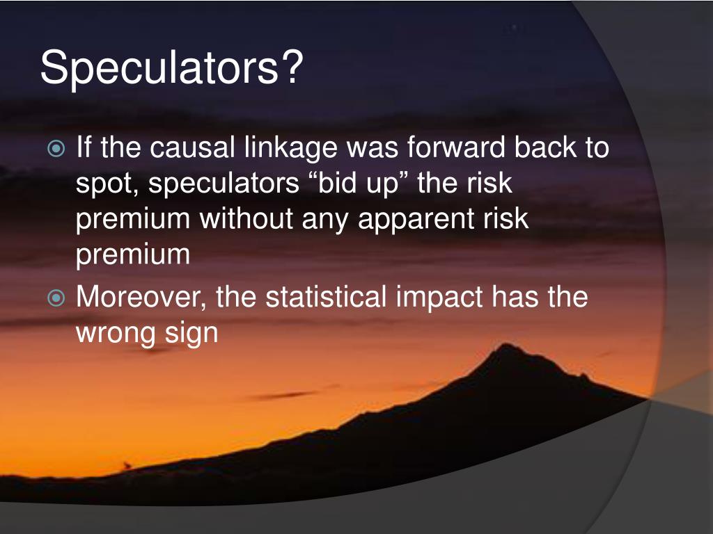PPT Pickens' Peak Fundamentals, Speculation, or Market Structure