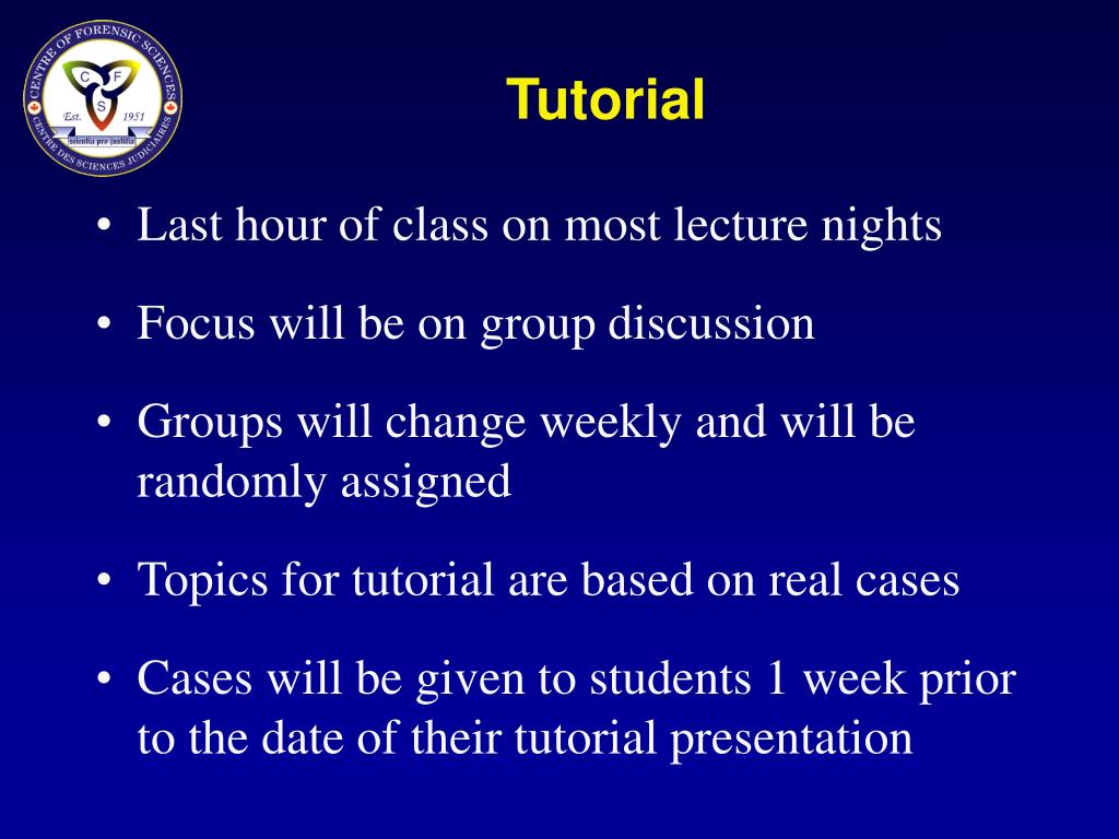 PPT FSC402H Topics in Forensic Science 2 Forensic Toxicology