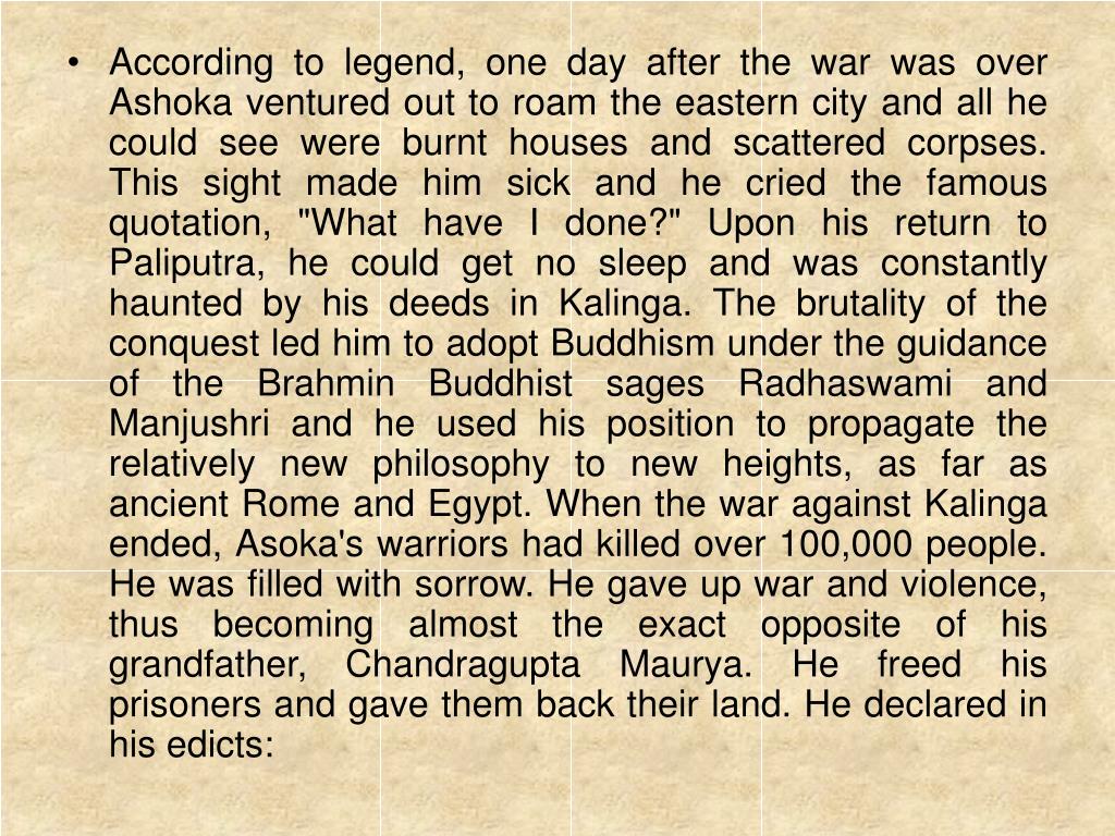 PPT Ashoka The Great PowerPoint Presentation, free download ID1048501