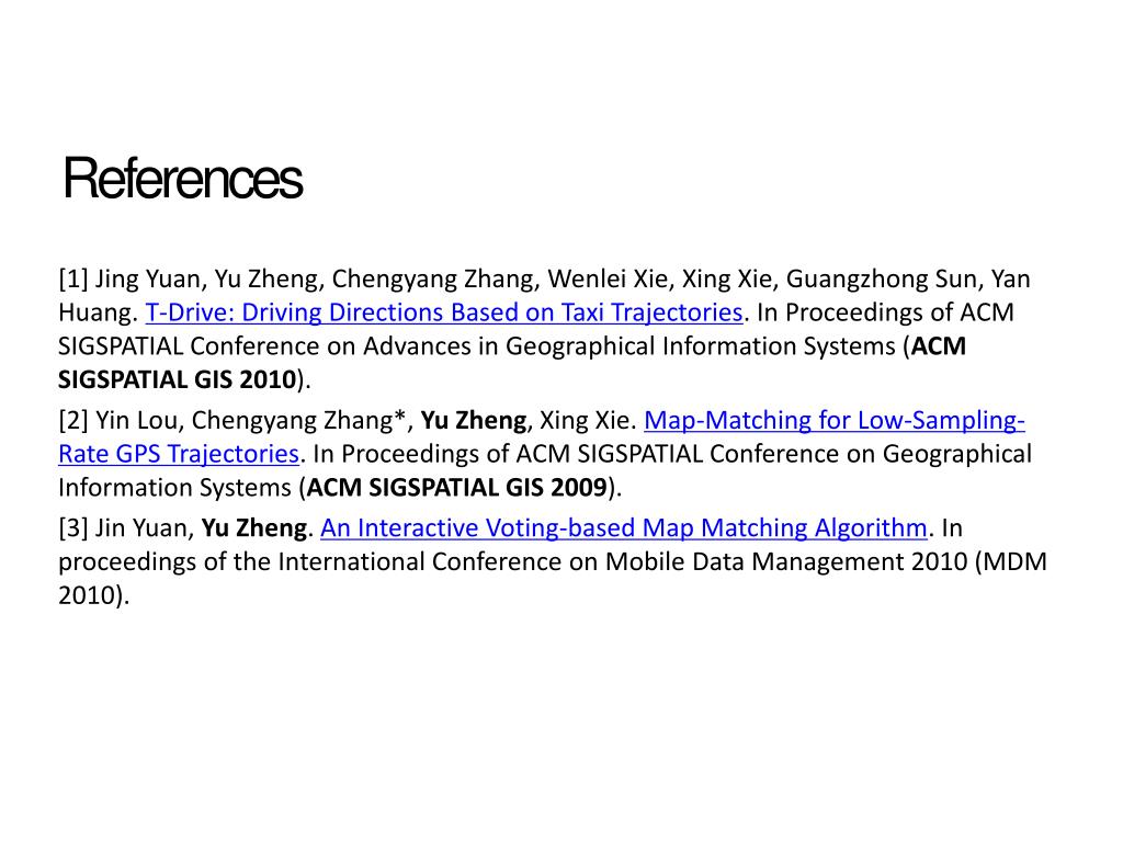 PPT TDrive Driving Directions Based on Taxi Trajectories PowerPoint Presentation ID1053650