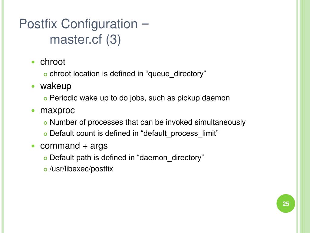PPT Postfix PowerPoint Presentation, free download ID105427