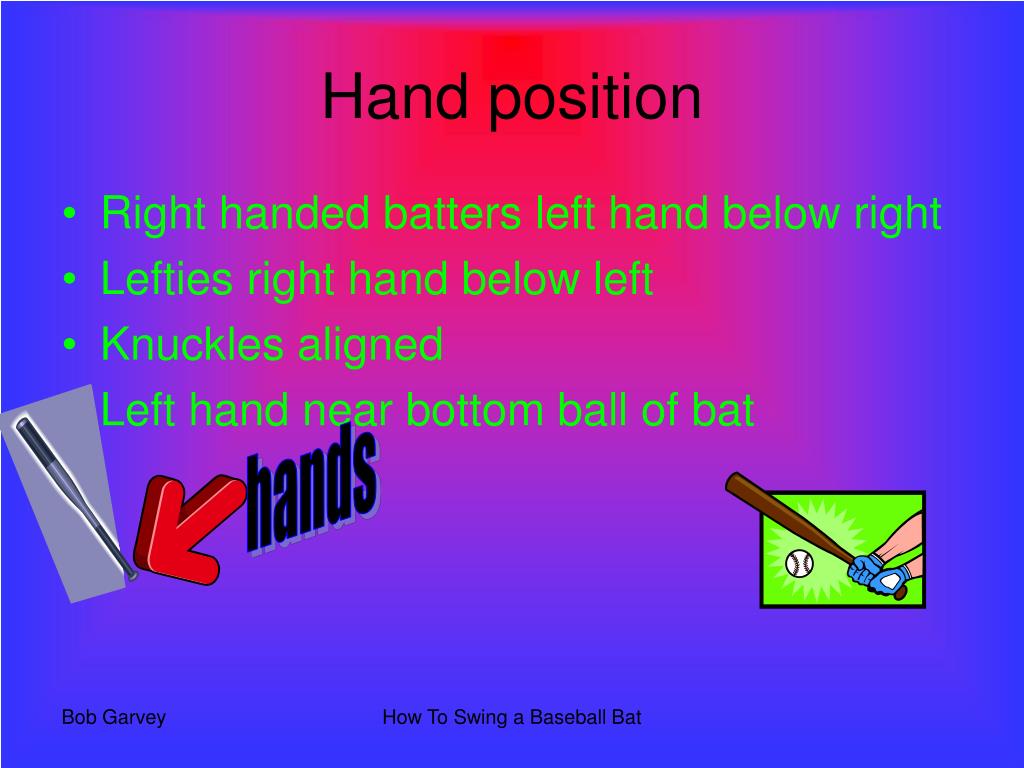 PPT How to swing a baseball bat PowerPoint Presentation, free