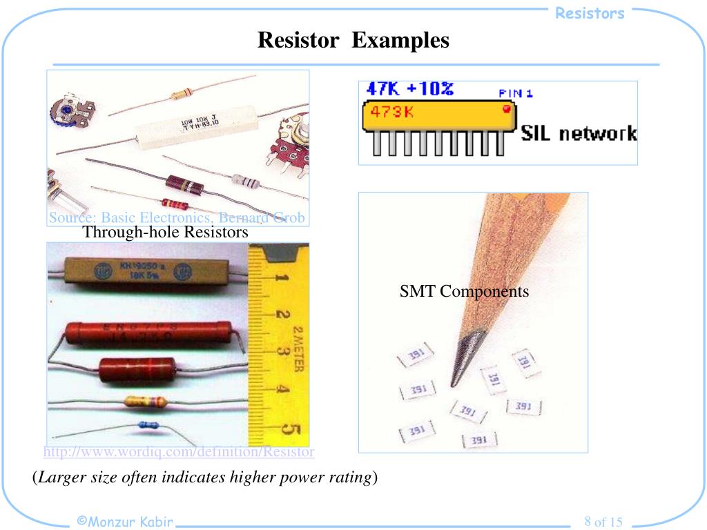PPT Resistors PowerPoint Presentation, free download ID1063452