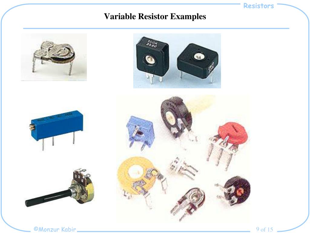 PPT Resistors PowerPoint Presentation, free download ID1063452