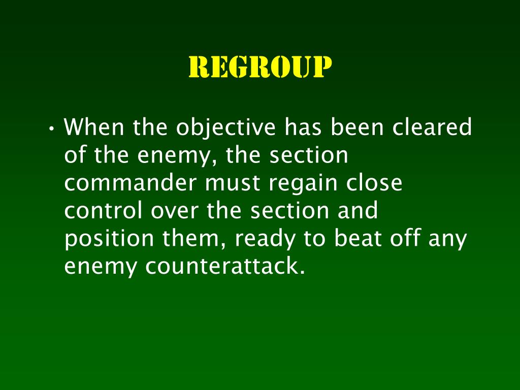 PPT The 6 Section Battle Drills PowerPoint Presentation, free