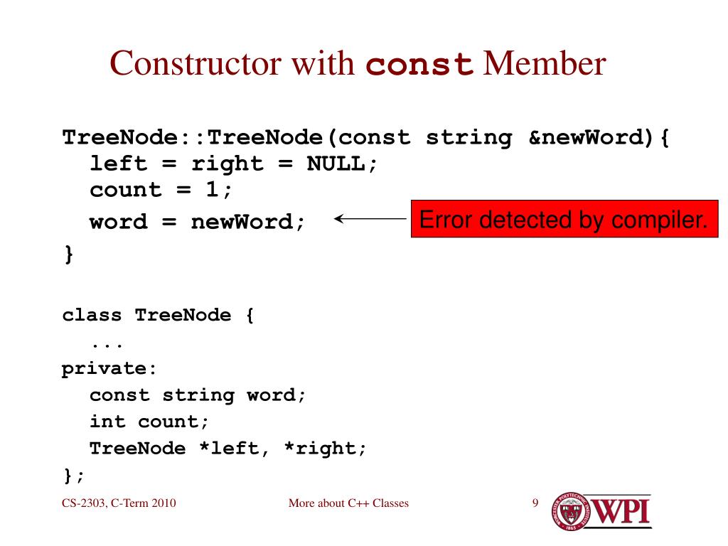 PPT More about C++ Classes PowerPoint Presentation, free download