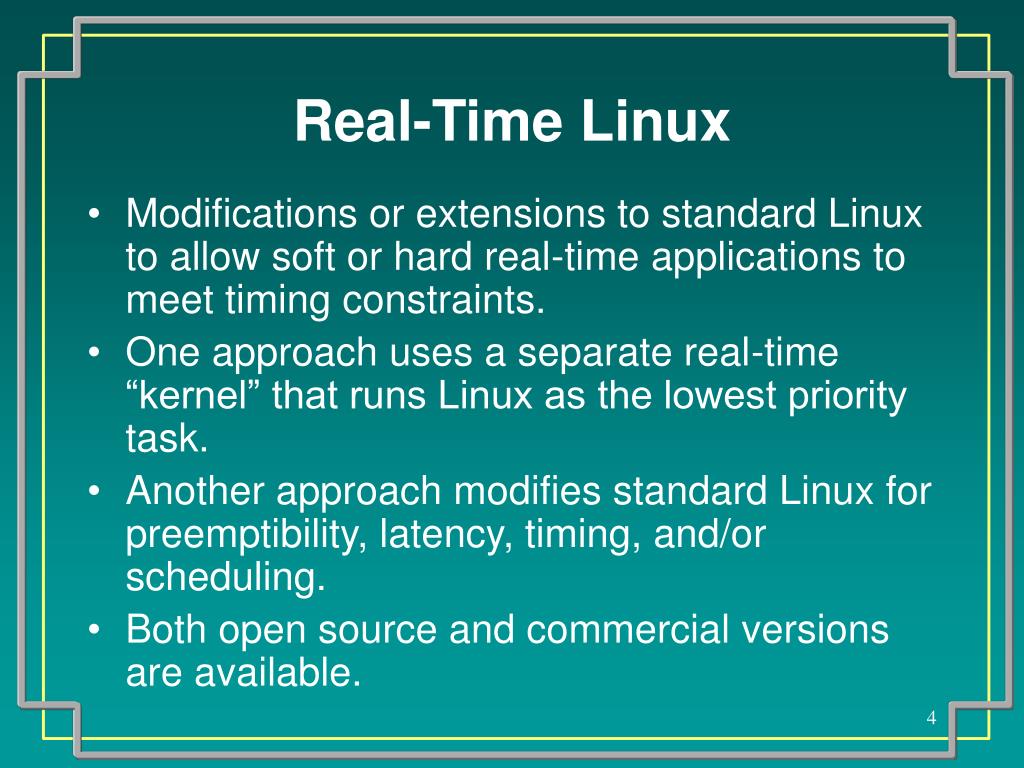 PPT Realtime Linux Evaluation PowerPoint Presentation, free download