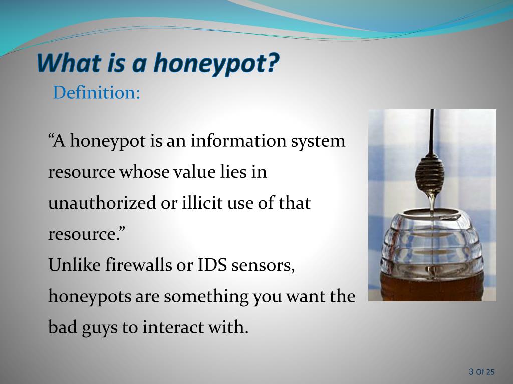 PPT HONEYPOT whit virtual machine PowerPoint Presentation, free