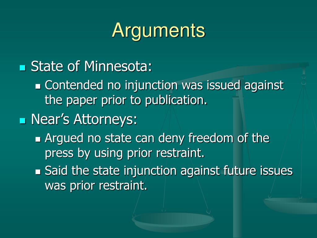 PPT Near v. Minnesota 1931 PowerPoint Presentation, free download