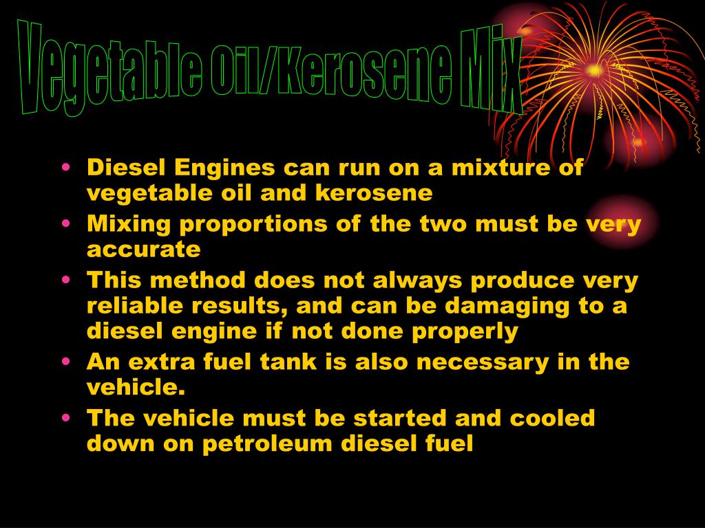 PPT Vegetable Oil as an Alternative Fuel PowerPoint Presentation