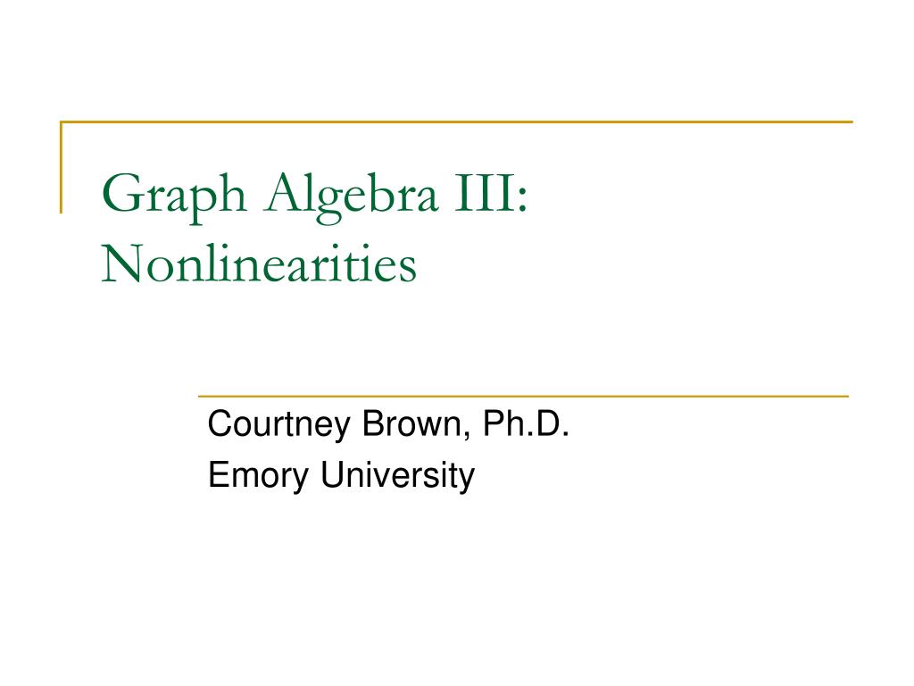 PPT Graph Algebra III PowerPoint Presentation, free