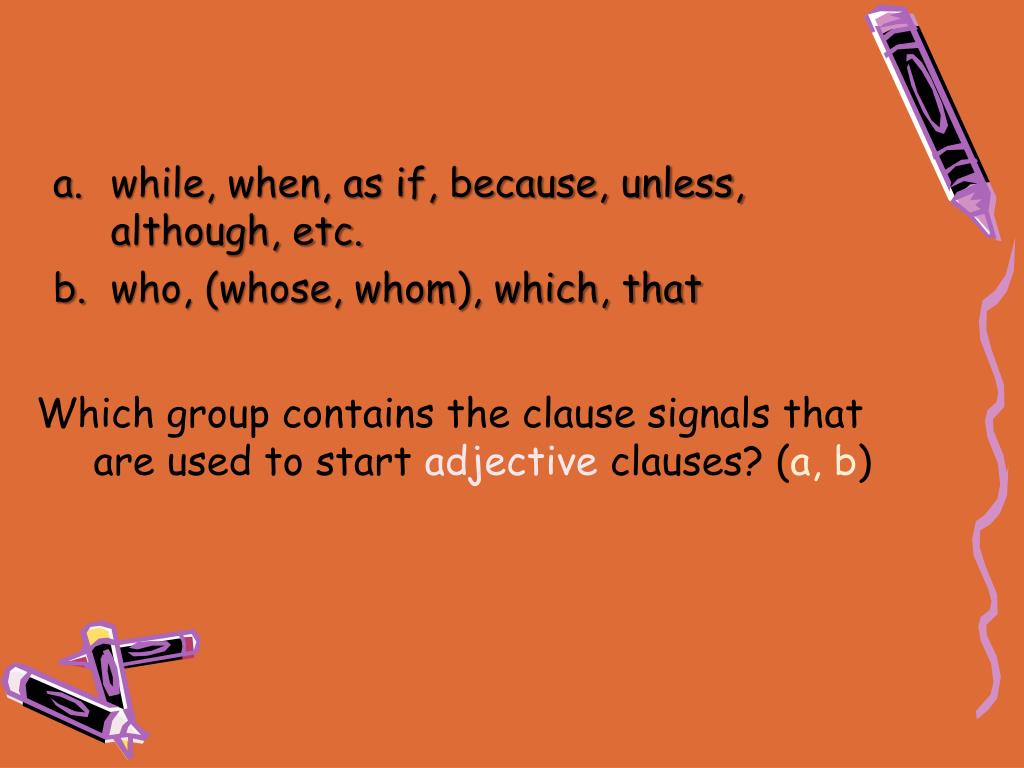 PPT Understanding Adjective Clauses PowerPoint Presentation, free
