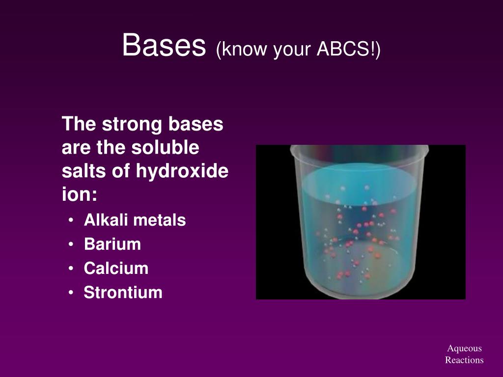 PPT Chapter 4 Aqueous Reactions and Solution Stoichiometry PowerPoint