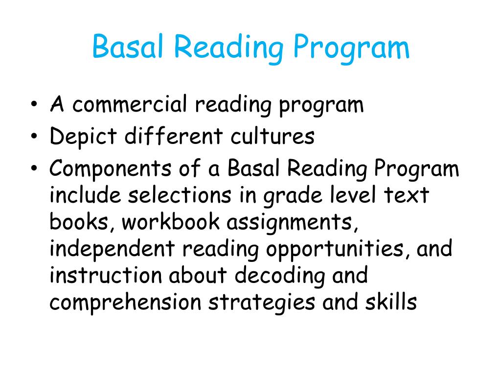 PPT Balanced Reading and Language Arts Program PowerPoint