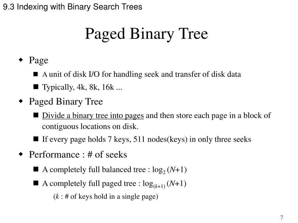 PPT Chapter 9 Multilevel Indexing and BTrees PowerPoint Presentation