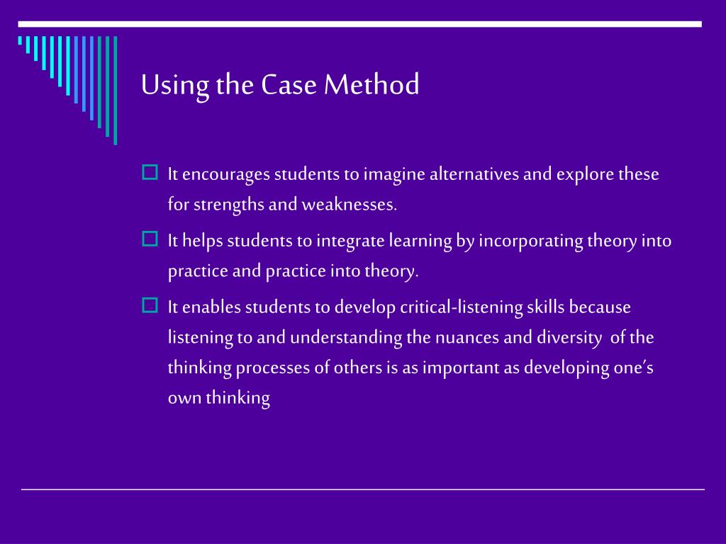 PPT Using the Case Method PowerPoint Presentation, free download ID