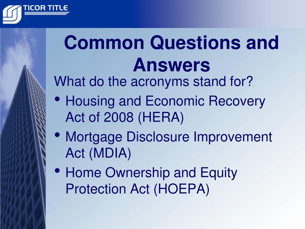 PPT The New RESPA Rules PowerPoint Presentation, free download ID