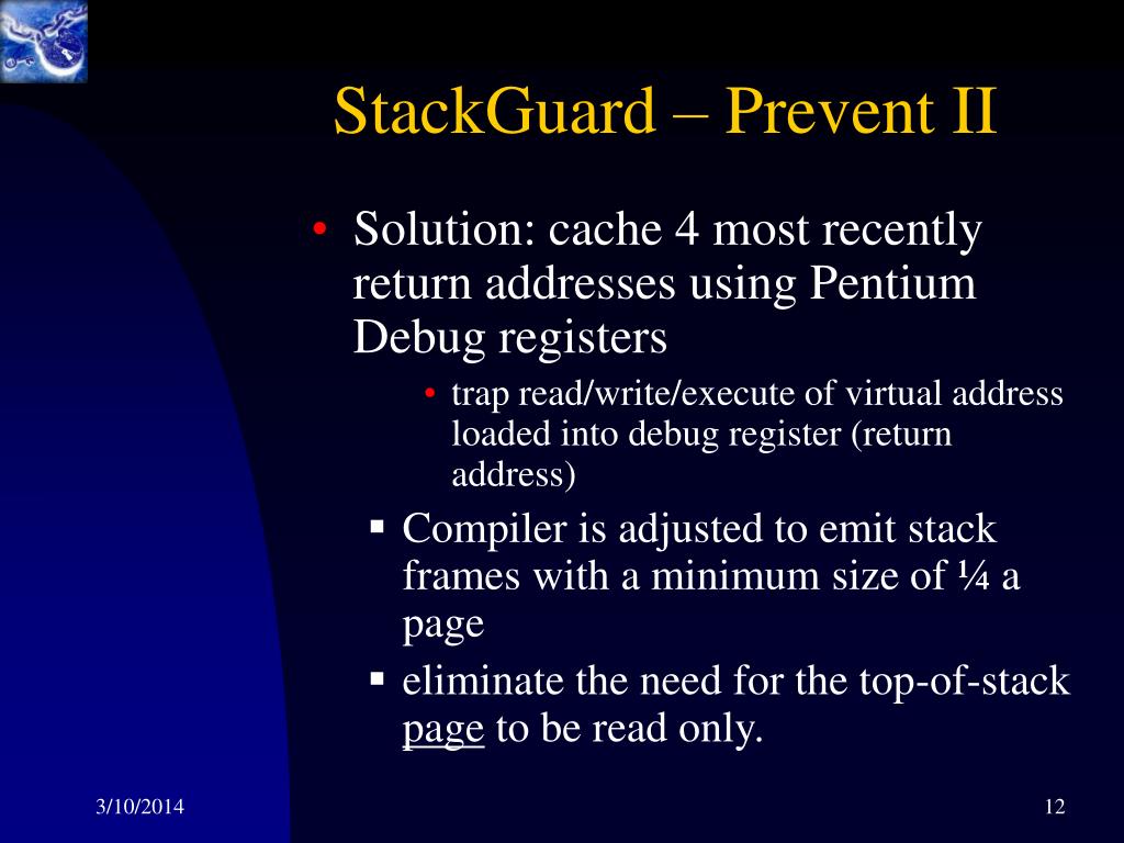 PPT Defending against Stack Smashing attacks PowerPoint Presentation
