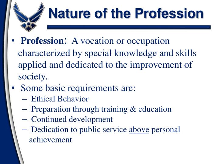 PPT Profession of Arms PowerPoint Presentation ID1085557