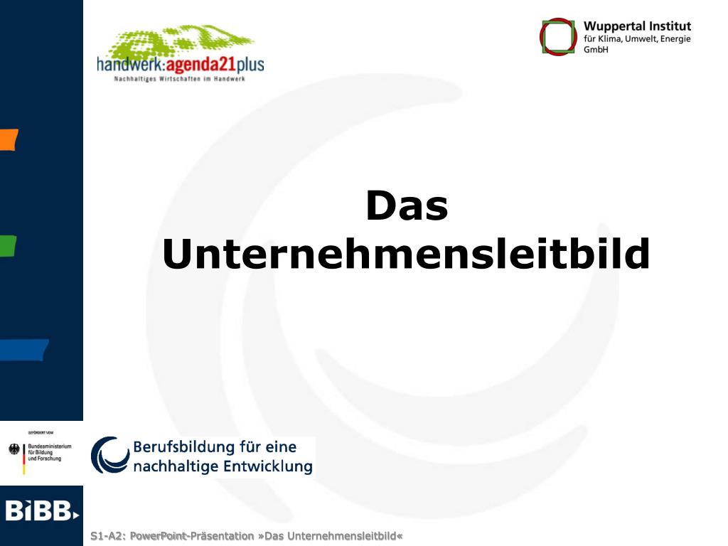 PPT Das Unternehmensleitbild PowerPoint Presentation, free download