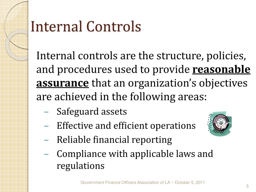 PPT Developing Written Procedures for Internal Controls PowerPoint