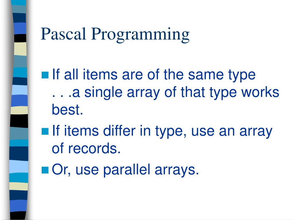 PPT Pascal Programming PowerPoint Presentation, free download ID1087464